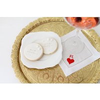 Personalisierte Monogramm-Cocktailservietten, Spielkarten-Servietten, Bridge-Untersetzer, Herz-, Diamant-, Pik - Und Kreuzgeschenk Mit Monogramm in Personalisierte Monogramm-Cocktailservietten, Spielkarten-Servietten, Bridge-Untersetzer, Herz-, Diamant-, Pik - Und Kreuzgeschenk Mit Monogramm in von extraspecialtouch