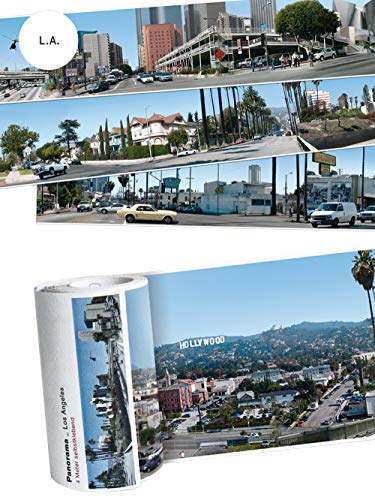Panorama Borte STÄDTE · 4 Meter lang ohnne Motiv-Wiederholung · selbstklebend (LOS ANGELES) von extratapete