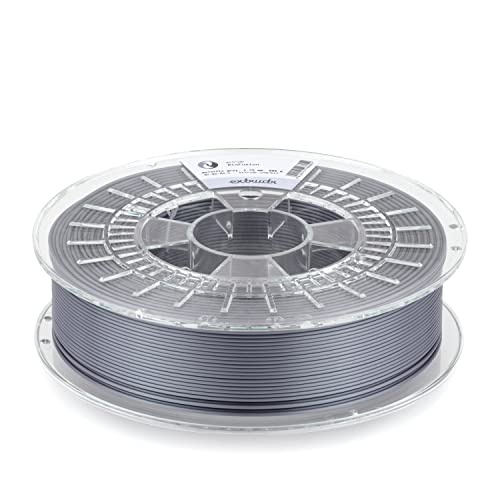 extrudr® BioFusion ø1.75mm (800gr) 'METALLIC GREY/GRAU' - 3D Drucker Filament - Made in Austria von extrudr