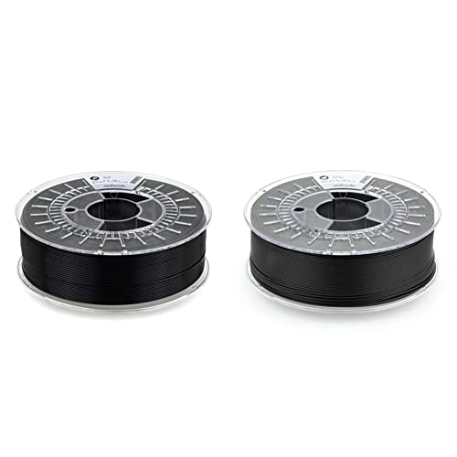 extrudr® PETG ø1.75mm (1.1kg) 'SCHWARZ' - 3D Drucker Filament - Made in Austria - höchste Qualität zum fairen Preis! & PLA NX2 MATT ø1.75mm (1kg) 'SCHWARZ MATT' - 3D Drucker Filament - Made in Austria von extrudr