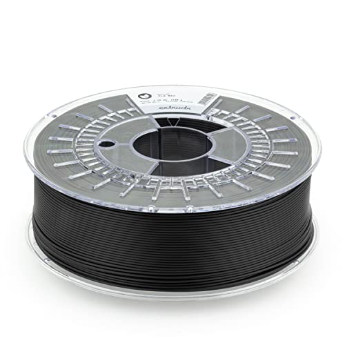 extrudr® PLA NX2 MATT ø1.75mm (1kg) 'SCHWARZ MATT' - 3D Drucker Filament - Made in Austria von extrudr