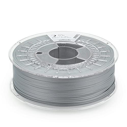 extrudr® PLA NX2 MATT ø1.75mm (1kg) 'SILBER MATT' - 3D Drucker Filament - Made in Austria von extrudr