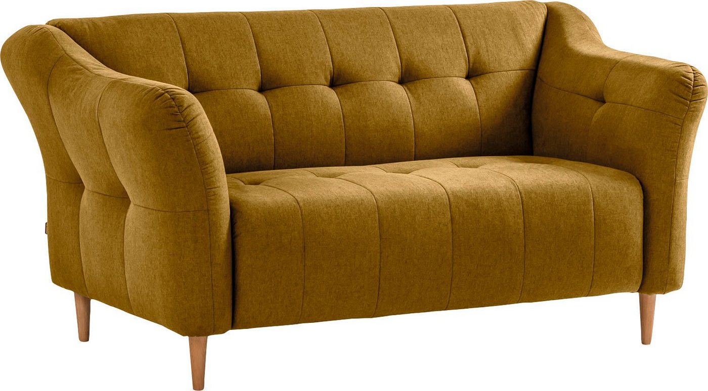 exxpo - sofa fashion 2-Sitzer Soraya, mit Holzfüßen, frei im Raum stellbar von exxpo - sofa fashion