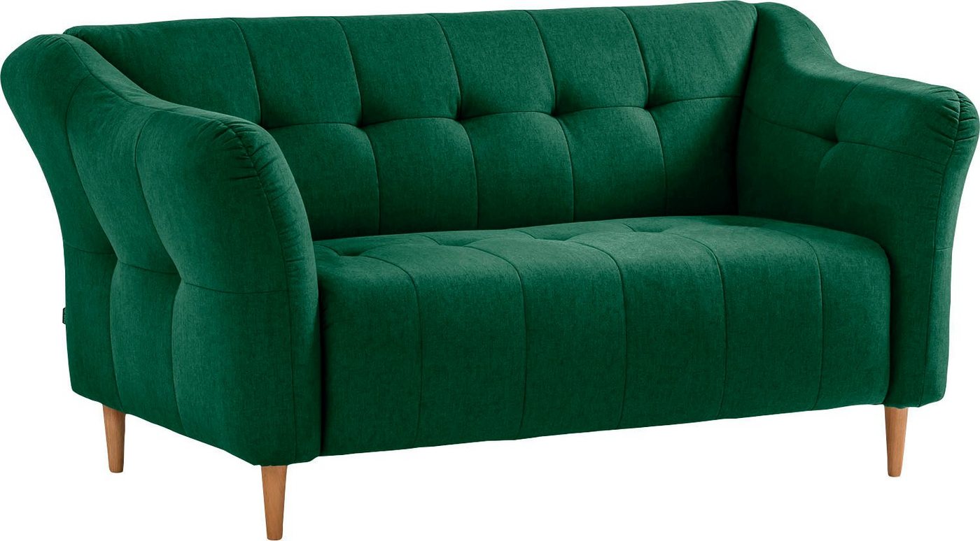 exxpo - sofa fashion 2-Sitzer Soraya, mit Holzfüßen, frei im Raum stellbar von exxpo - sofa fashion