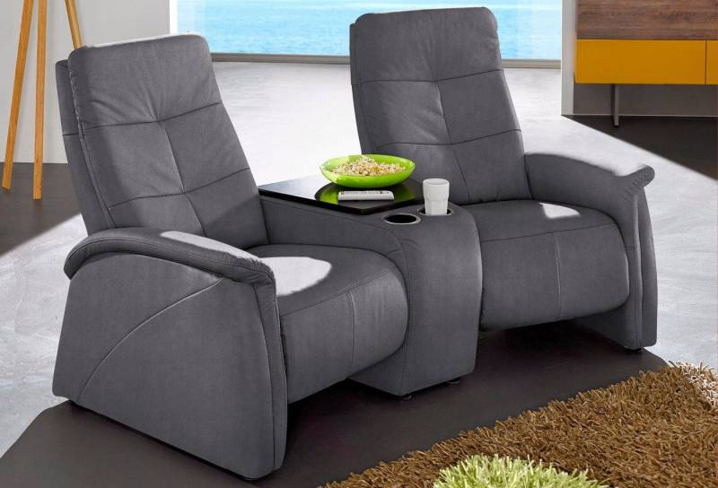 exxpo - sofa fashion 2-Sitzer Tivoli, Kinosofa, bequem, mit Relaxfunktion, integrierter Tischablage und Stauraumfach von exxpo - sofa fashion