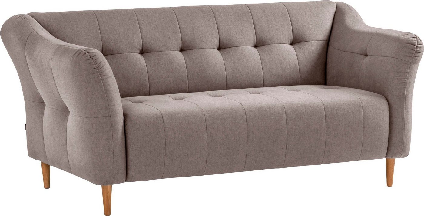 exxpo - sofa fashion 3-Sitzer Soraya, mit Holzfüßen, frei im Raum stellbar von exxpo - sofa fashion