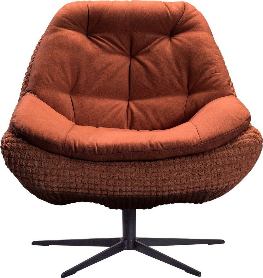 exxpo - sofa fashion Drehsessel, Drehsessel bequem gepolstert mit elegantem Metall-Sternfuss von exxpo - sofa fashion