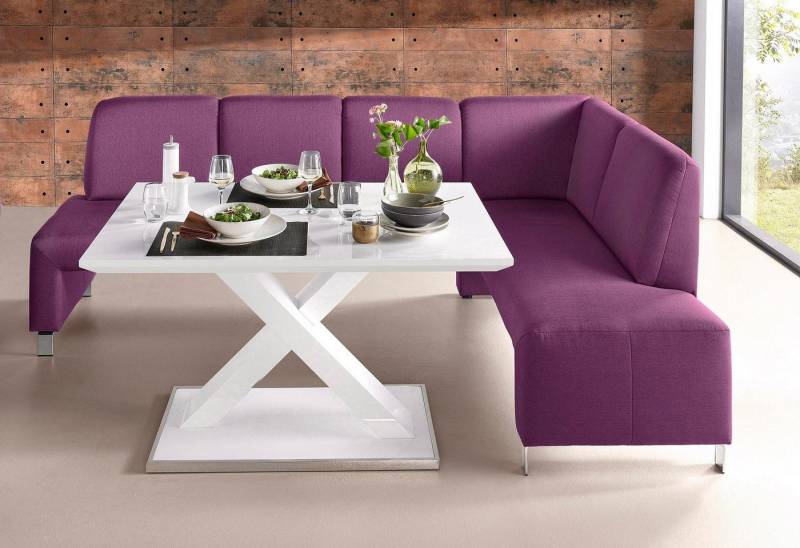 exxpo - sofa fashion Eckbank Intenso, viele Bezugsstoffe Cord, Leder, Struktur 244/157 cm (B/T), hohe Bodenfreiheit, frei im Raum stellbar, hoher Sitzkomfort exxpo - sofa fashion Eckbank Intenso, viele Bezugsstoffe Cord, Leder, Struktur 244/157 cm (B/T), hohe Bodenfreiheit, frei im Raum stellbar, hoher Sitzkomfort von exxpo - sofa fashion