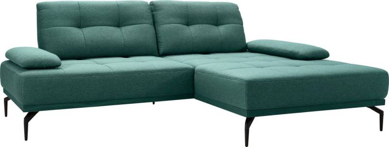 exxpo - sofa fashion Ecksofa Falcone, L-Form, inkl. Sitztiefenverstellung, Armlehnenverstellung, Metallfüße von exxpo - sofa fashion