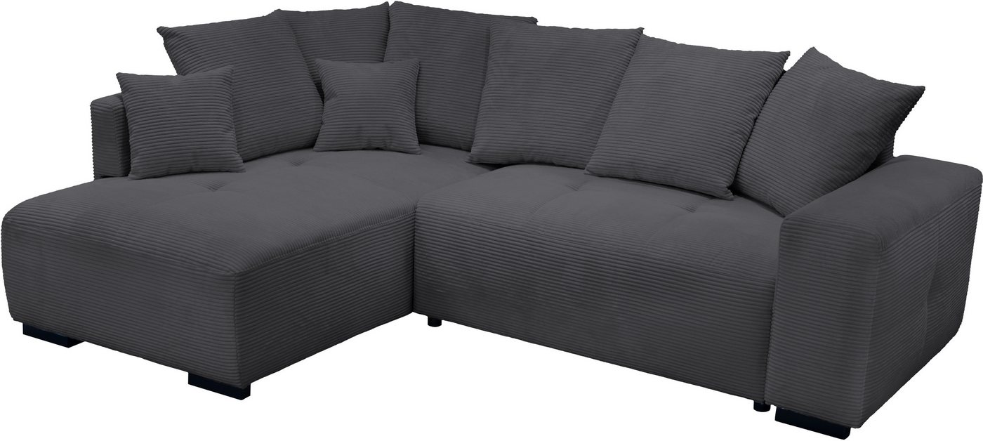 exxpo - sofa fashion Ecksofa, Ottomane beidseitig montierbar,inkl. 6x Rückenkissen und 2x Zierkissen exxpo - sofa fashion Ecksofa, Ottomane beidseitig montierbar,inkl. 6x Rückenkissen und 2x Zierkissen von exxpo - sofa fashion