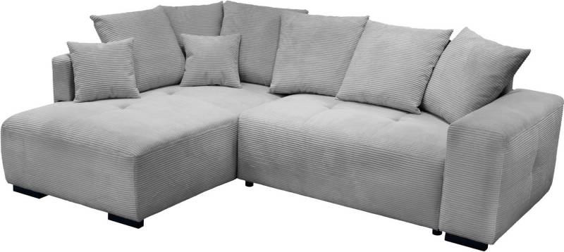 exxpo - sofa fashion Ecksofa, Ottomane beidseitig montierbar,inkl. 6x Rückenkissen und 2x Zierkissen exxpo - sofa fashion Ecksofa, Ottomane beidseitig montierbar,inkl. 6x Rückenkissen und 2x Zierkissen von exxpo - sofa fashion