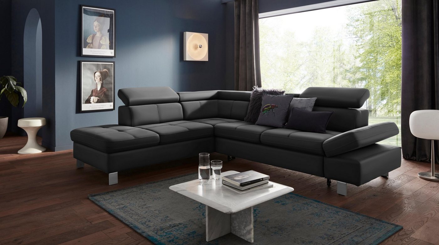 exxpo - sofa fashion Ecksofa Fiji, L-Form, mit Kopf- bzw. Rückenverstellung, wahlweise mit Bettfunktion exxpo - sofa fashion Ecksofa Fiji, L-Form, mit Kopf- bzw. Rückenverstellung, wahlweise mit Bettfunktion von exxpo - sofa fashion