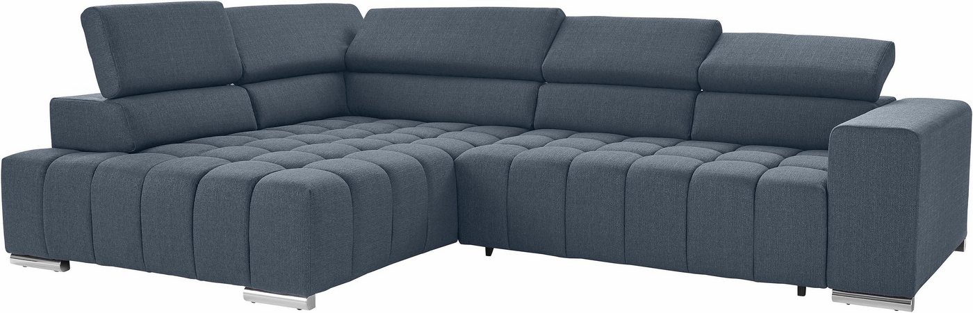 exxpo - sofa fashion Ecksofa Elias, aktuelle Kreuzsteppung im Sitz, bequem, L-Form, mit Kopf- bzw. Rückenverstellung, wahlweise mit Bettfunktion exxpo - sofa fashion Ecksofa Elias, aktuelle Kreuzsteppung im Sitz, bequem, L-Form, mit Kopf- bzw. Rückenverstellung, wahlweise mit Bettfunktion von exxpo - sofa fashion