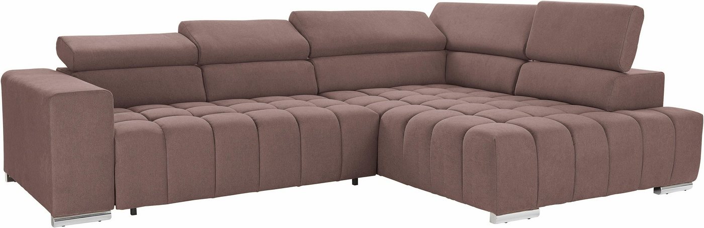 exxpo - sofa fashion Ecksofa Elias, aktuelle Kreuzsteppung im Sitz, bequem, L-Form, mit Kopf- bzw. Rückenverstellung, wahlweise mit Bettfunktion exxpo - sofa fashion Ecksofa Elias, aktuelle Kreuzsteppung im Sitz, bequem, L-Form, mit Kopf- bzw. Rückenverstellung, wahlweise mit Bettfunktion von exxpo - sofa fashion
