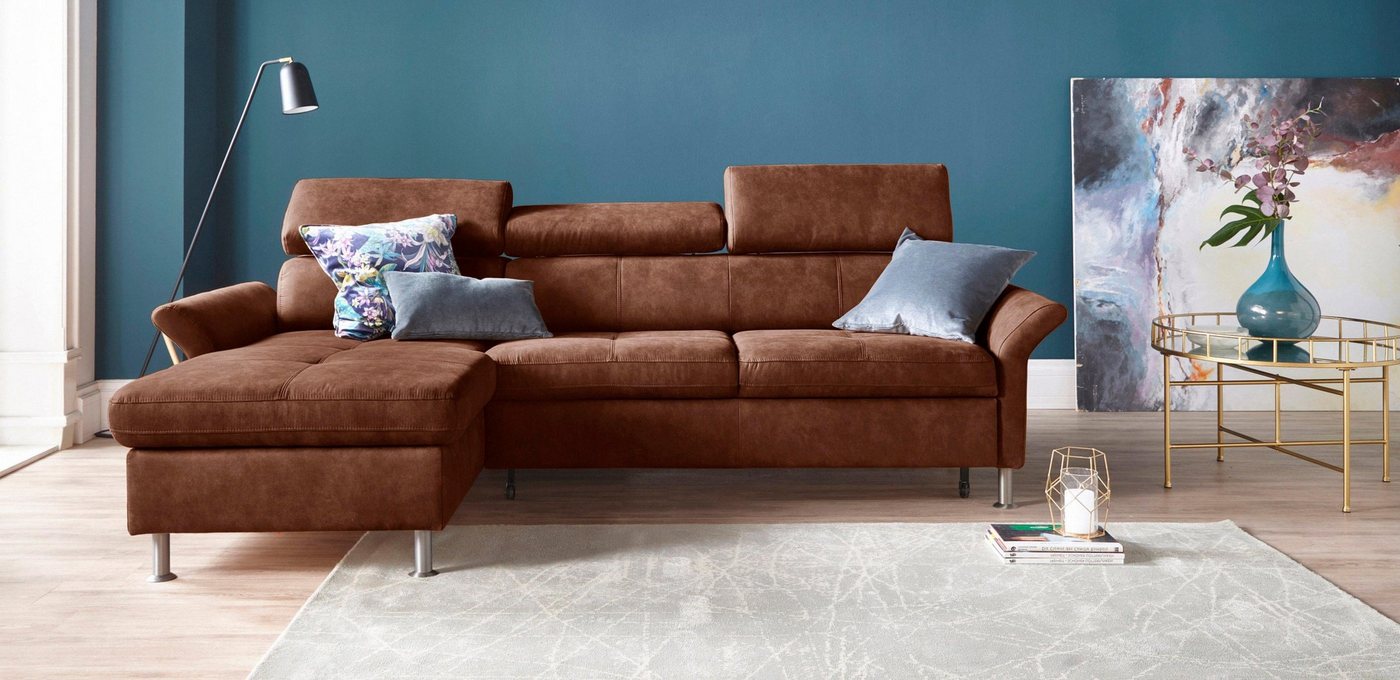 exxpo - sofa fashion Ecksofa Maretto, bequem und komfortabel, L-Form, inkl. Kopf- bzw. Rückenverstellung, wahlweise mit Bettfunktion exxpo - sofa fashion Ecksofa Maretto, bequem und komfortabel, L-Form, inkl. Kopf- bzw. Rückenverstellung, wahlweise mit Bettfunktion von exxpo - sofa fashion