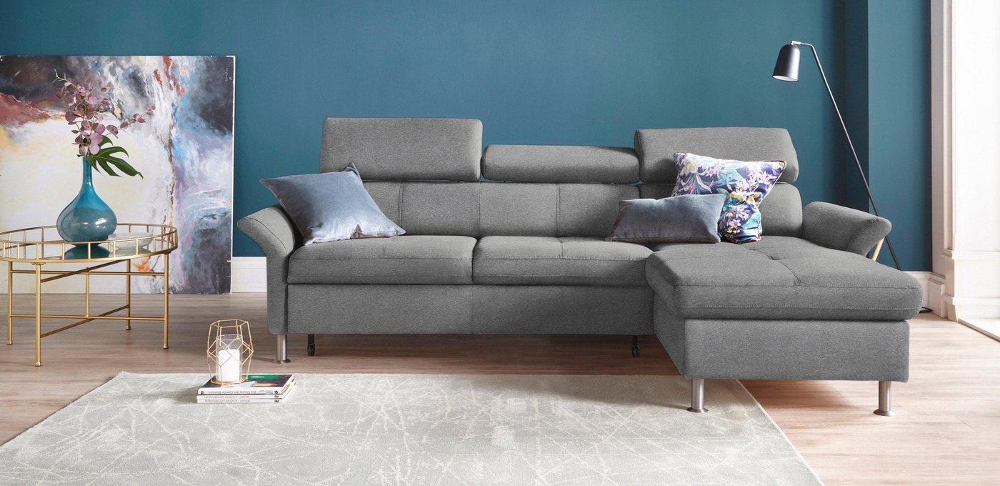 exxpo - sofa fashion Ecksofa Maretto, bequem und komfortabel, L-Form, inkl. Kopf- bzw. Rückenverstellung, wahlweise mit Bettfunktion exxpo - sofa fashion Ecksofa Maretto, bequem und komfortabel, L-Form, inkl. Kopf- bzw. Rückenverstellung, wahlweise mit Bettfunktion von exxpo - sofa fashion