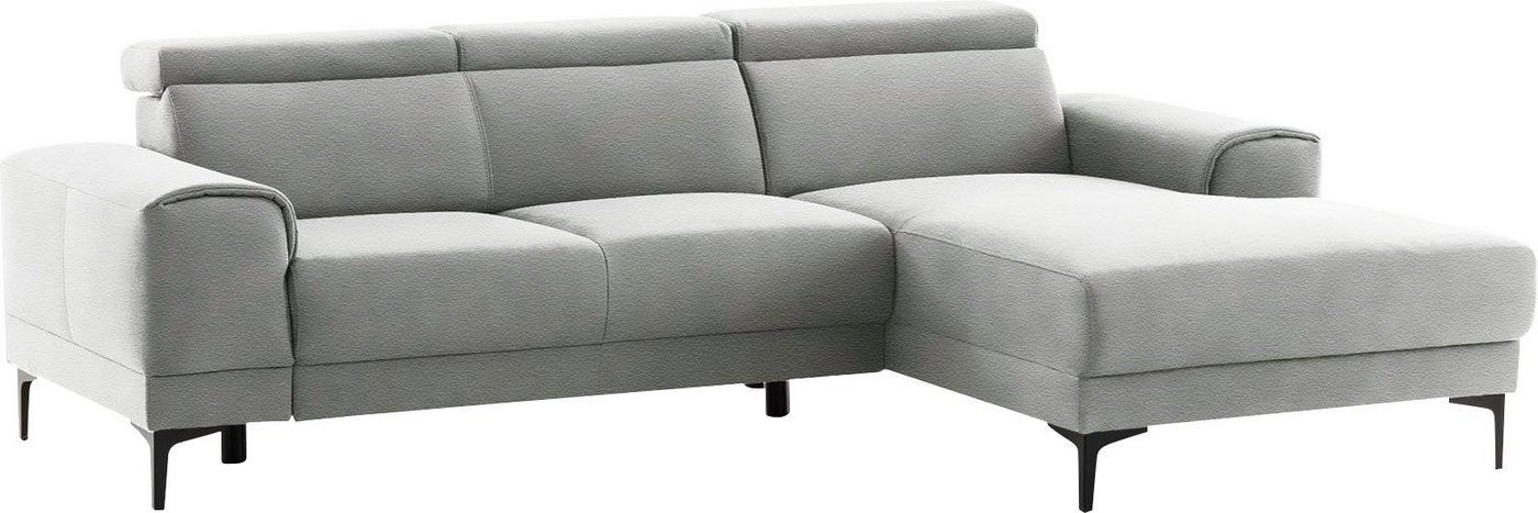 exxpo - sofa fashion Ecksofa Ophelia, mit 3 Kopfstützen, wahlweise Sitztiefenverstellung, L-Form von exxpo - sofa fashion