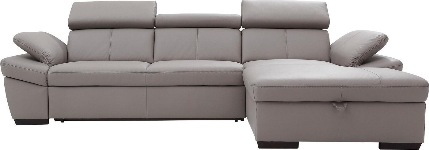 exxpo - sofa fashion Ecksofa Salerno, inklusive Kopfteil- und Armteilverstellung, wahlweise mit Bettfunktion von exxpo - sofa fashion