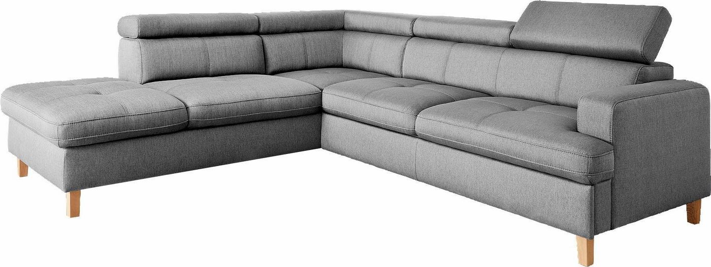 exxpo - sofa fashion Ecksofa Sisto, wahlweise mit Bettfunktion, L-Form von exxpo - sofa fashion