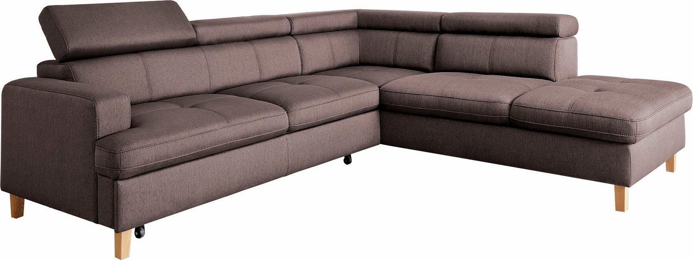 exxpo - sofa fashion Ecksofa Sisto, wahlweise mit Bettfunktion von exxpo - sofa fashion