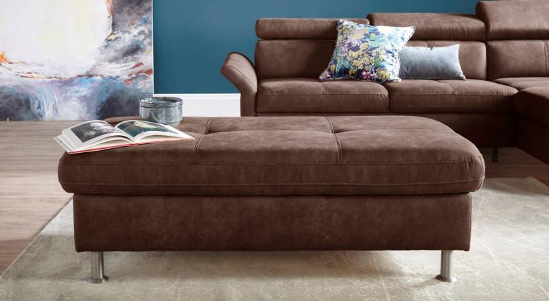 exxpo - sofa fashion Hocker Maretto Bankhocker mit tollem Sitzkomfort, praktisches Staufach unter der Sitzfläche von exxpo - sofa fashion