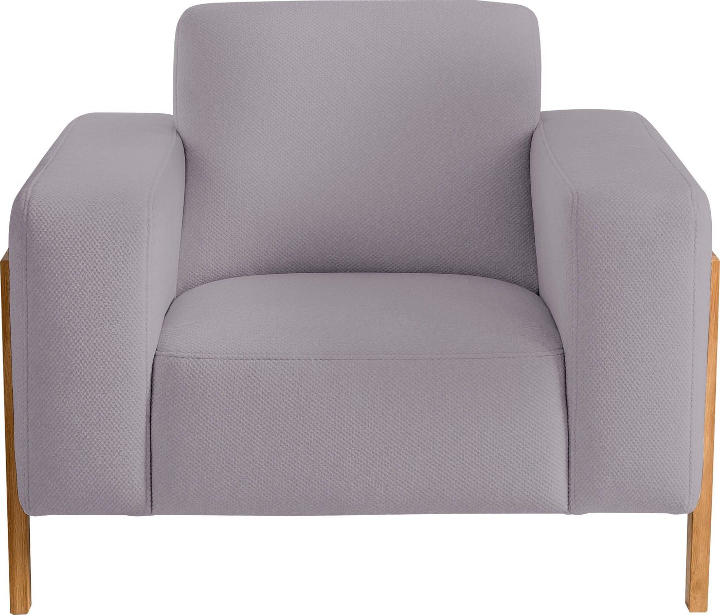 exxpo - sofa fashion Sessel, im Scandinavian Design, mit Massive Holzfüße, frei im Raum stellbar von exxpo - sofa fashion