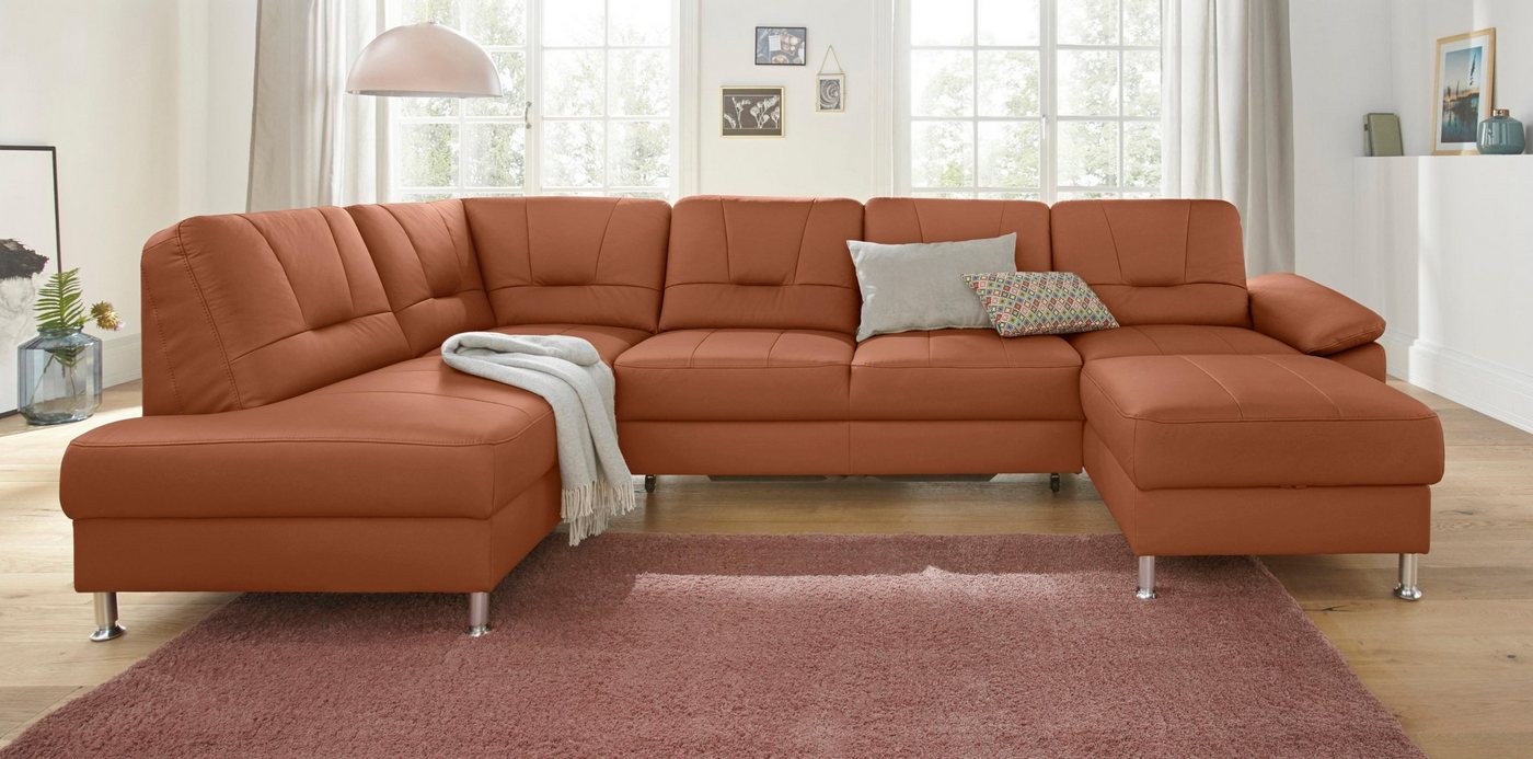 exxpo - sofa fashion Wohnlandschaft Castello, U-Form, wahlweise mit Bettfunktion von exxpo - sofa fashion