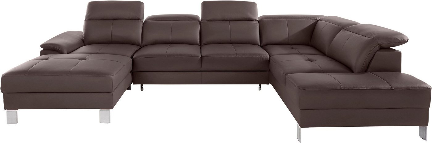 exxpo - sofa fashion Wohnlandschaft Mantua 2, inkl. Kopf- bzw. Rückenverstellung, wahlweise mit Bettfunktion von exxpo - sofa fashion