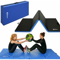 Tumbling Mat 240x120x5cm Blue-Black - blau von eyepower