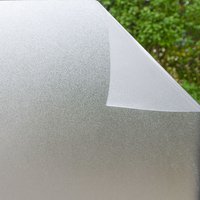 Fensterfolie 90x200 cm Milchglas Blickdicht Sonnenschutz Selbstklebend Statisch von eyepower