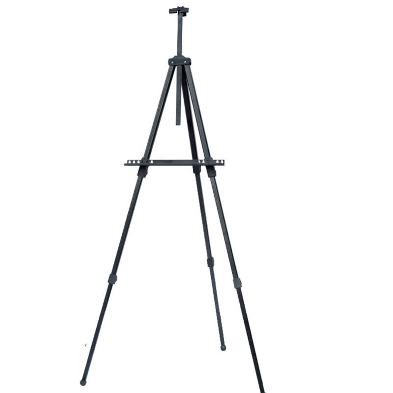 eyepower Staffelei Aluminium 58 x 180 cm Schwarz von eyepower