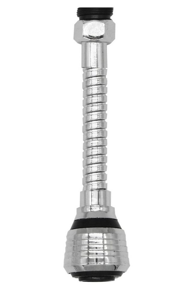 eyepower Strahlregler 15,5 cm Wasserhahnaufsatz mit Brausefunktion - 360 Grad Perlator, Wasserhahn Brause - Durchflussbegrenzer - Brauseaufsatz Spülbrause M24 von eyepower