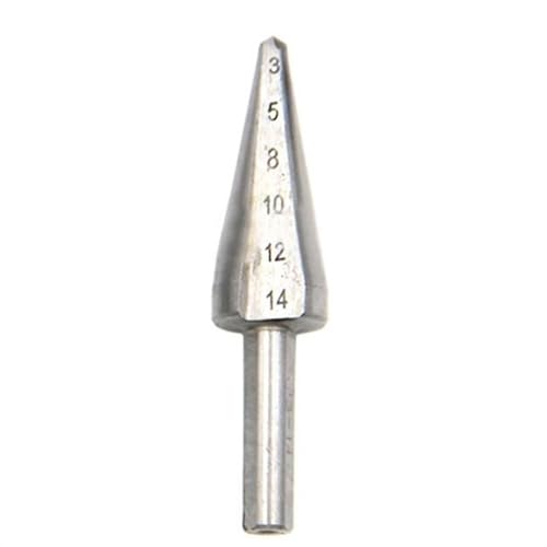 6/8/10mm Schaft Regenschirm Fase Bohrer HSS Kegel Bohrer Kegel Cutter For Bohren 16-30mm 8-20mm 3-14mm Power Werkzeug Zubehör (Size : 3-14mm) von eyob