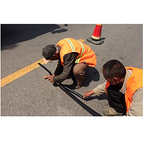 ezkxoprs Asphalt-Rissreparaturband Für Die Instandhaltung Von Straßen, Auffahrt Parkplatz Fugenfüller Bitumen-Band Selbstklebend, 10m/Rolle (Farbe : Black-1roll, Größe : W: 3cm) von ezkxoprs