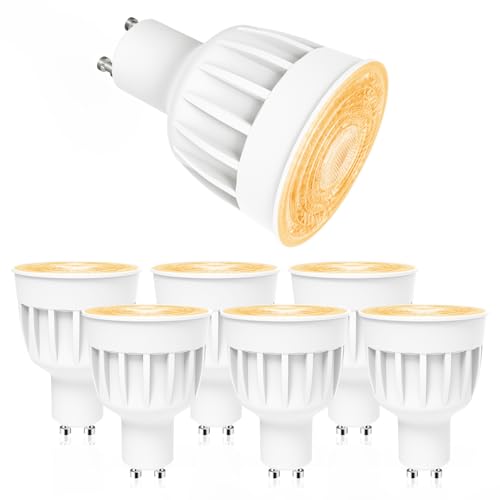 ezmyma Gu10 led Warmweiss 12W,3000K Warmweiß gu10 spot led 1440lm glühbirne Ersetzt 140W Halogen Leuchtmittel,Reflektorlampe GU10,Nicht Dimmbar,6 Stück von ezmyma