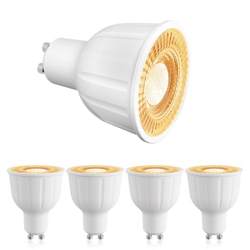 ezmyma led Gu10 Warmweiss 12W,1150LM 2700K warmweiß Ersetzt 110W Halogen Leuchtmittel,120 Grad Reflektorlampe GU10,Nicht Dimmbar,4 Stück von ezmyma
