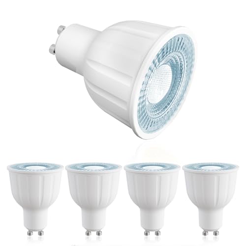 ezmyma led Gu10 kaltweiss 12W,6000K kaltweiß gu10 lampen 1150LM Ersetzt 110W Halogen Leuchtmittel Reflektorlampe, Nicht Dimmbar 4 Stück von ezmyma