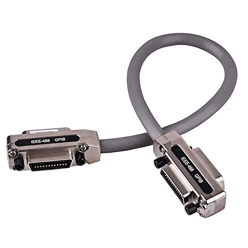 ezqnirk 1 stücke 1m/1,5m/2m IEEE-488 GPIB-Draht IE488 Industrielle Datenkabel GBI Control Board-Kommunikation CAB-Anschlussadapter-Plug und-spiel,1m von ezqnirk
