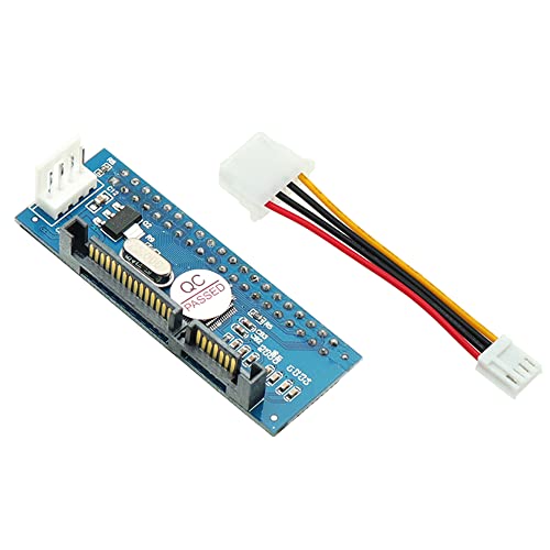 1 stücke SATA IDE-Adapter 40 PIN IDE zu SATA-Anschluss 3.5 HDD-IDE/PatA-Festplatten-Adapter-Konverter mit 7-Pin-SATA-Datenkabel von ezqnirk
