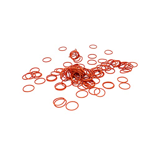 15PCS Rotes Silikon O-Ring Silikon VMQ CS3mm Stärke Gummi O Ring Dichtung Ringe Unterlegscheibe,27x21x3mm von ezqnirk
