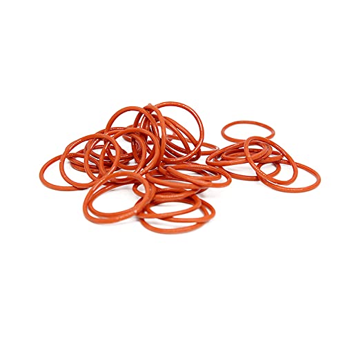 15PCS Rotes Silizium O-Ring Silikon VMQ 1.5mm Stärke O Ring Dichtung Ring Unterlegscheibe,40x37x1.5mm von ezqnirk