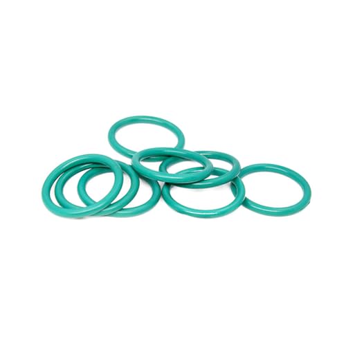 2PCS Fluor Gummi O-Ring Grün FKM Dichtung CS 5mm O Ring Dichtung Ring Dichtung Unterlegscheibe,80x70x5mm von ezqnirk