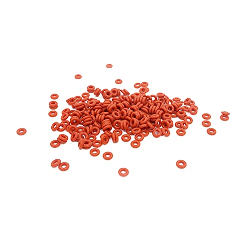 30PCS Rotes Silikon O-Ring Silikon VMQ 2.5mm Stärke Gummi O Ring Dichtung Ringe Unterlegscheibe,7x2x2.5mm von ezqnirk
