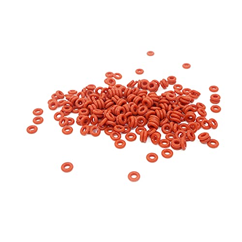 30PCS Rotes Silikon O-Ring Silikon VMQ CS3mm Stärke Gummi O Ring Dichtung Ring Unterlegscheibe,14x8x3mm von ezqnirk