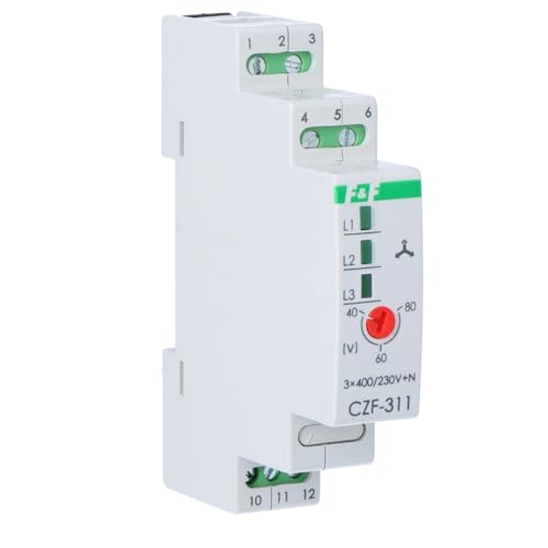Phasenrelais 10A 1P 4sek 40-80V CZF-311 f&f 5908312593133 von f&f