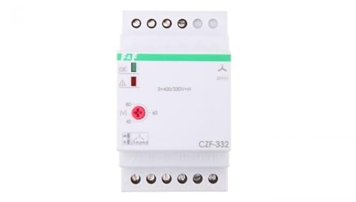 Phasenrelais mit Kontakt-Kontrolle 10A 1P 4sek 40-80V CZF-332 f&f 5908312593218 von f&f