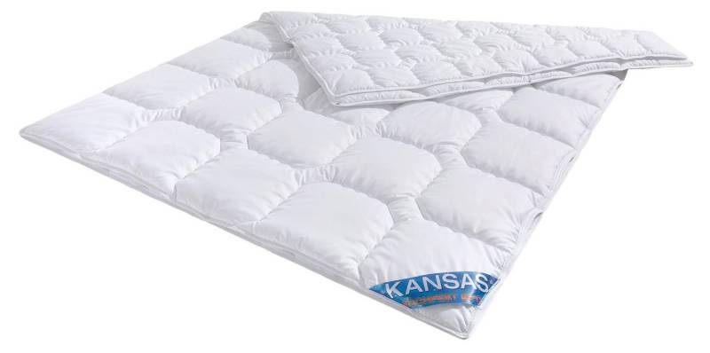 fan Microfaserbettdecke Kansas, Bettdecke in 135x200 oder 155x220 cm, Wärmeklasse 4-Jahreszeiten von fan