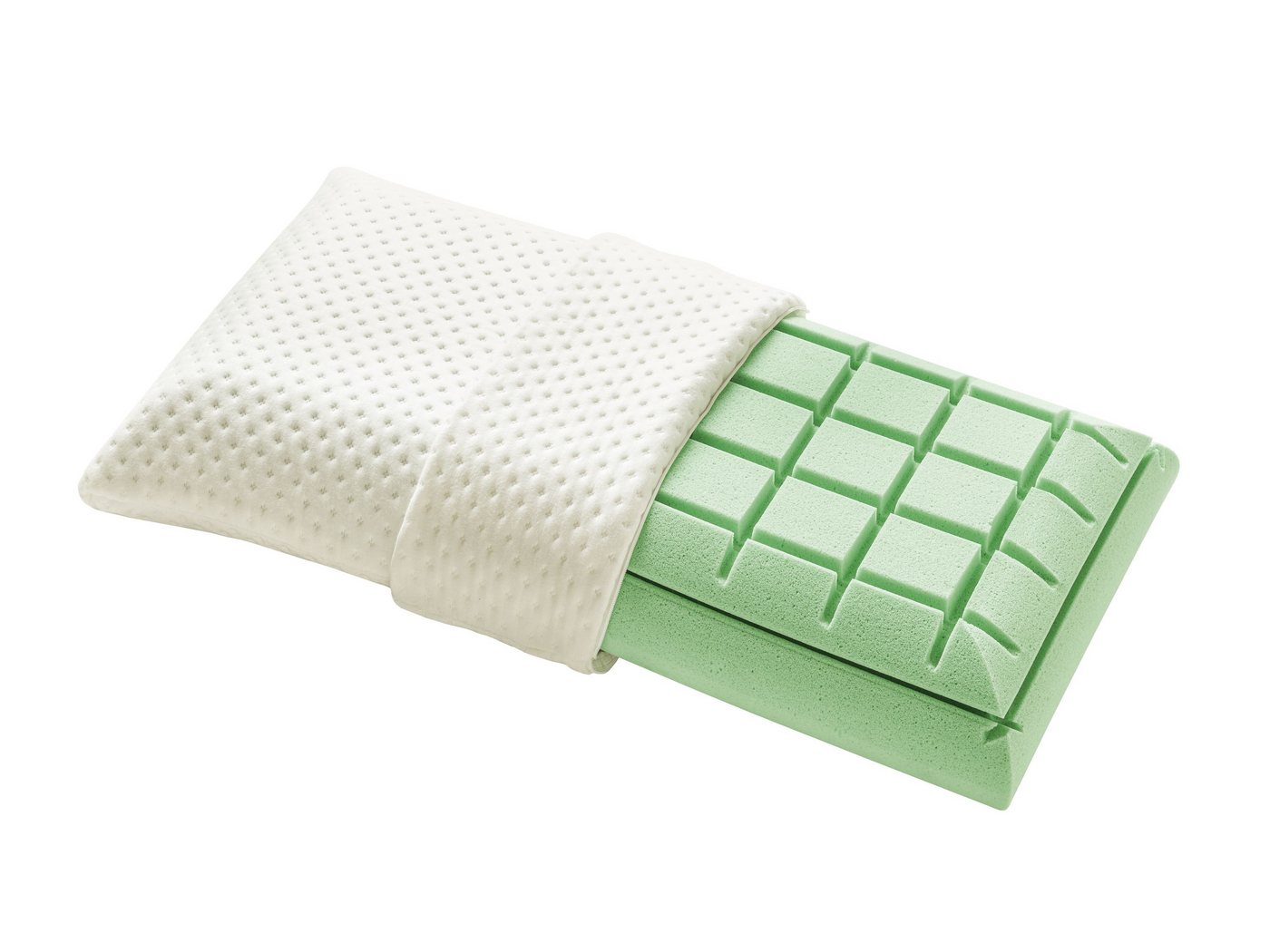 f.a.n. Nackenstützkissen Valenio, Füllung: Viscoschaumkern, Bezug: 70% Polyester, 30% Viskose, Rückenschläfer, Seitenschläfer, Bauchschläfer, natürliche Öle f.a.n. Nackenstützkissen Valenio, Füllung: Viscoschaumkern, Bezug: 70% Polyester, 30% Viskose, Rückenschläfer, Seitenschläfer, Bauchschläfer, natürliche Öle von f.a.n.