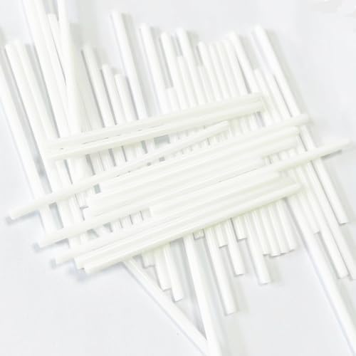 fKiZanthene 100 Stück weiße Lutscherstäbchen, 0,27 x 7 cm, Cake-Pop-Sticks zum Backen, Partys, Basteln fKiZanthene 100 Stück weiße Lutscherstäbchen, 0,27 x 7 cm, Cake-Pop-Sticks zum Backen, Partys, Basteln von fKiZanthene