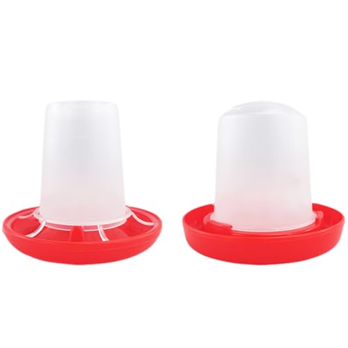 fKiZanthene Mini-Hühner-Futterstation und Bewässerungs-Set, 160 g Futtertrichter und 160 ml Trinker für Küken, Bruten, Hinterhof, Geflügel fKiZanthene Mini-Hühner-Futterstation und Bewässerungs-Set, 160 g Futtertrichter und 160 ml Trinker für Küken, Bruten, Hinterhof, Geflügel von fKiZanthene